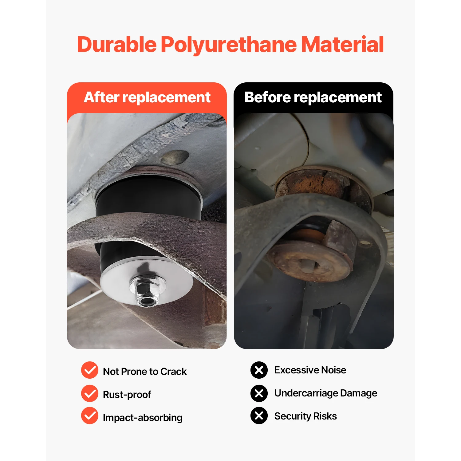 Polyurethane Body Mount Bushing Kit for Ford F150 F250