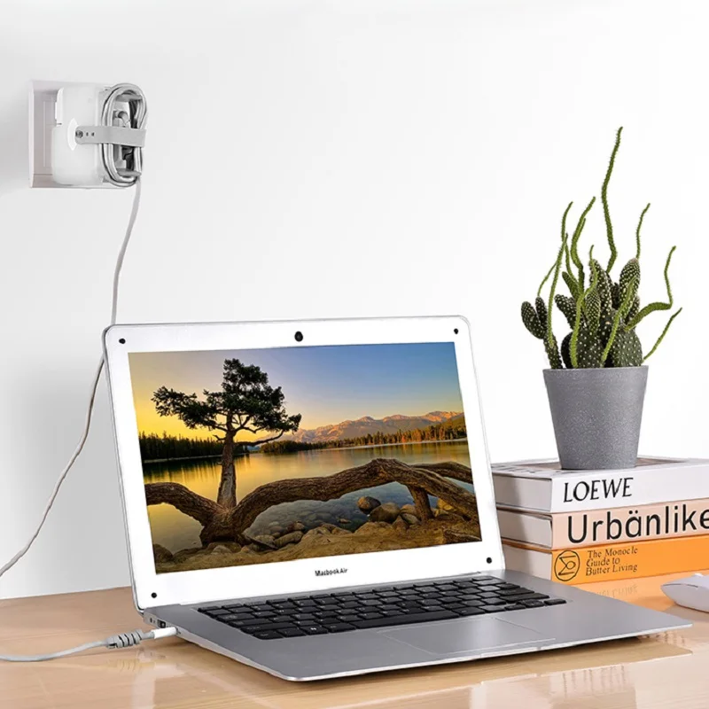 Custodia per laptop con tasca per caricabatterie, compatibile