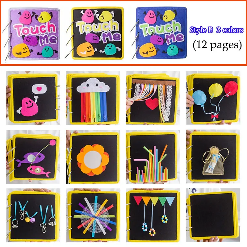 Felt Sensory Books for Kids with Autism and Perceptual Disorders