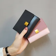 

Wallet for Women Short Leather Card Holder for Ladies Small Pattern Wallet Coin Purse Soft PU Anti-theft Multi Colors Available