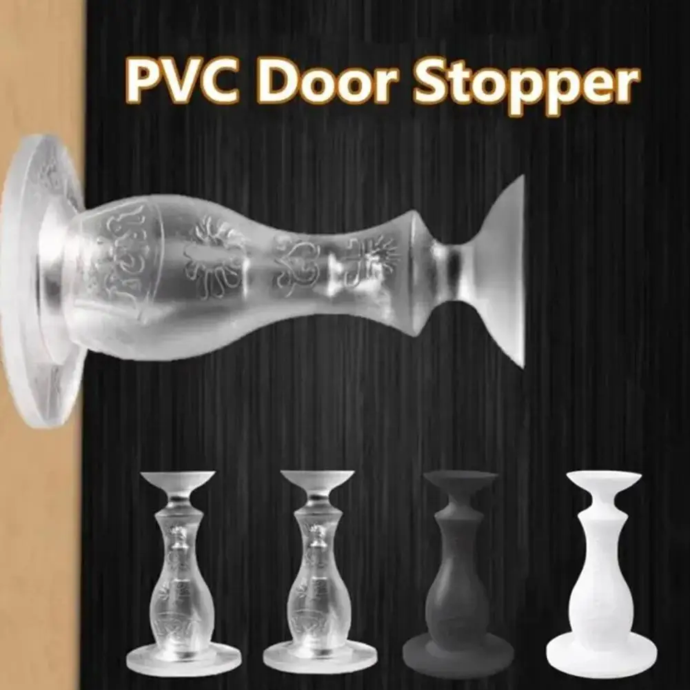 Silicone Door Suction Perforation-free Anti-collision Door Stop Bathroom Suction Device Behind Household Nailing Doors silicone door stopper door stopper bumpers door stopper silicone rubber bumpers