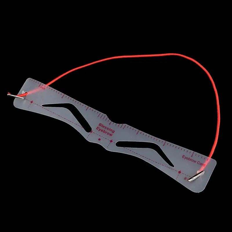 Eyebrow stencil tool 12pcs One-piece Eyebrow Card in English and Chinese European and American Eyebrow Style Paste