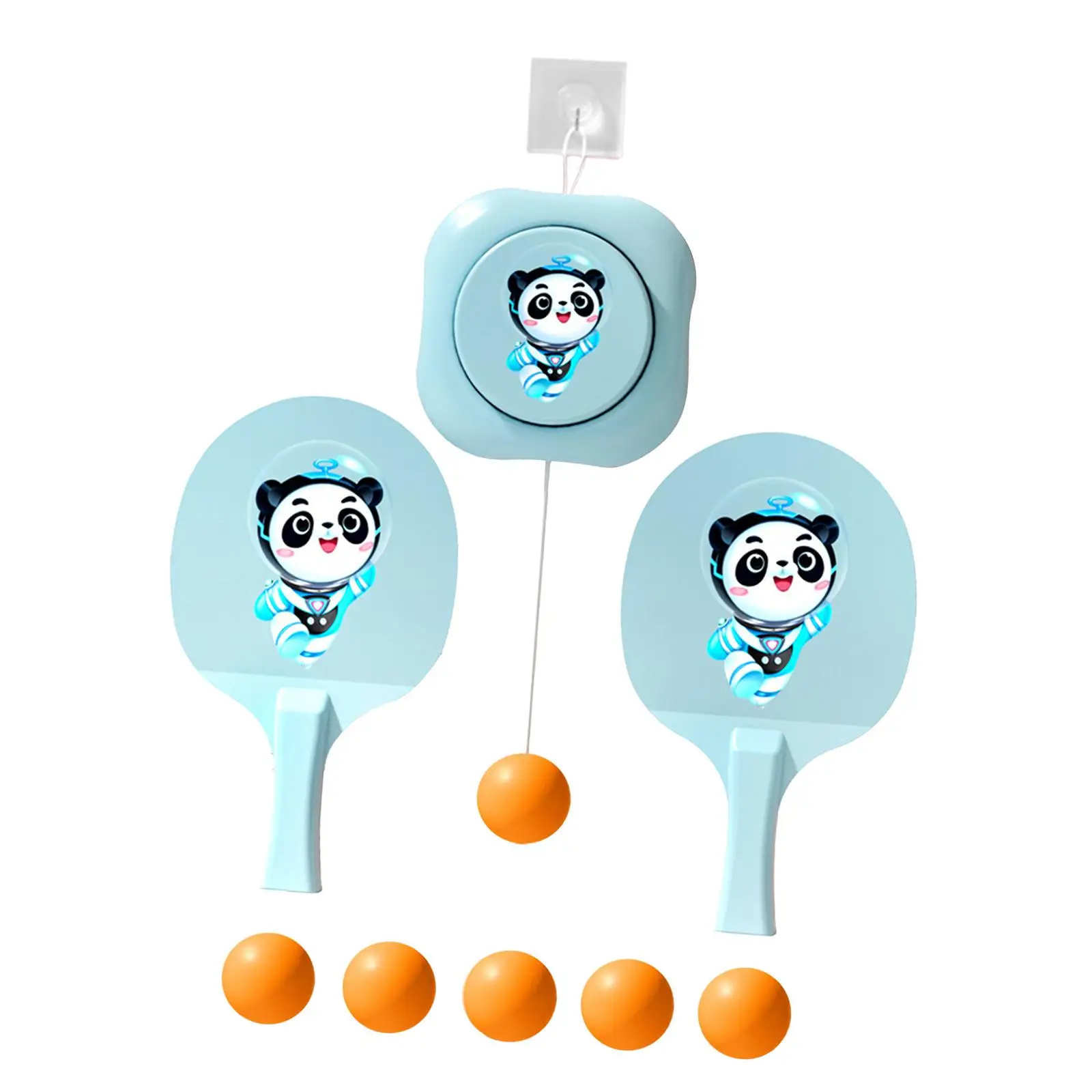 Hanging Table Tennis Trainer Set, Tennis Practice Improve Hand Eye Coordination,