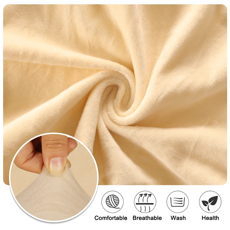 Velvet Sofa Seat Cushion Covers For Living Room Plush Sofa Cushion Covers Soft Stretch Sofas Couch Slipcover Furniture Protector 4