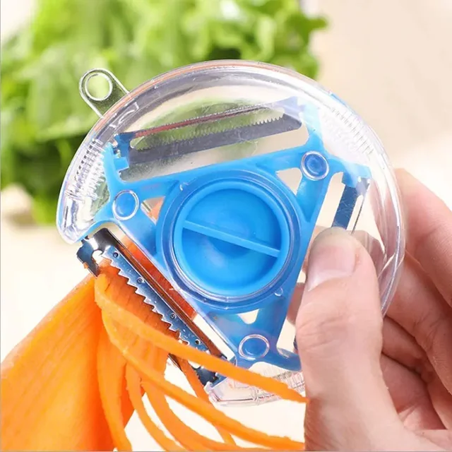 1 PC 3 In 1 Multifunctional Peeler ผักผลไม้ Peeler หั่น Peeling Artifact ครัวเครื่องมืออุปกรณ์เสริม 2