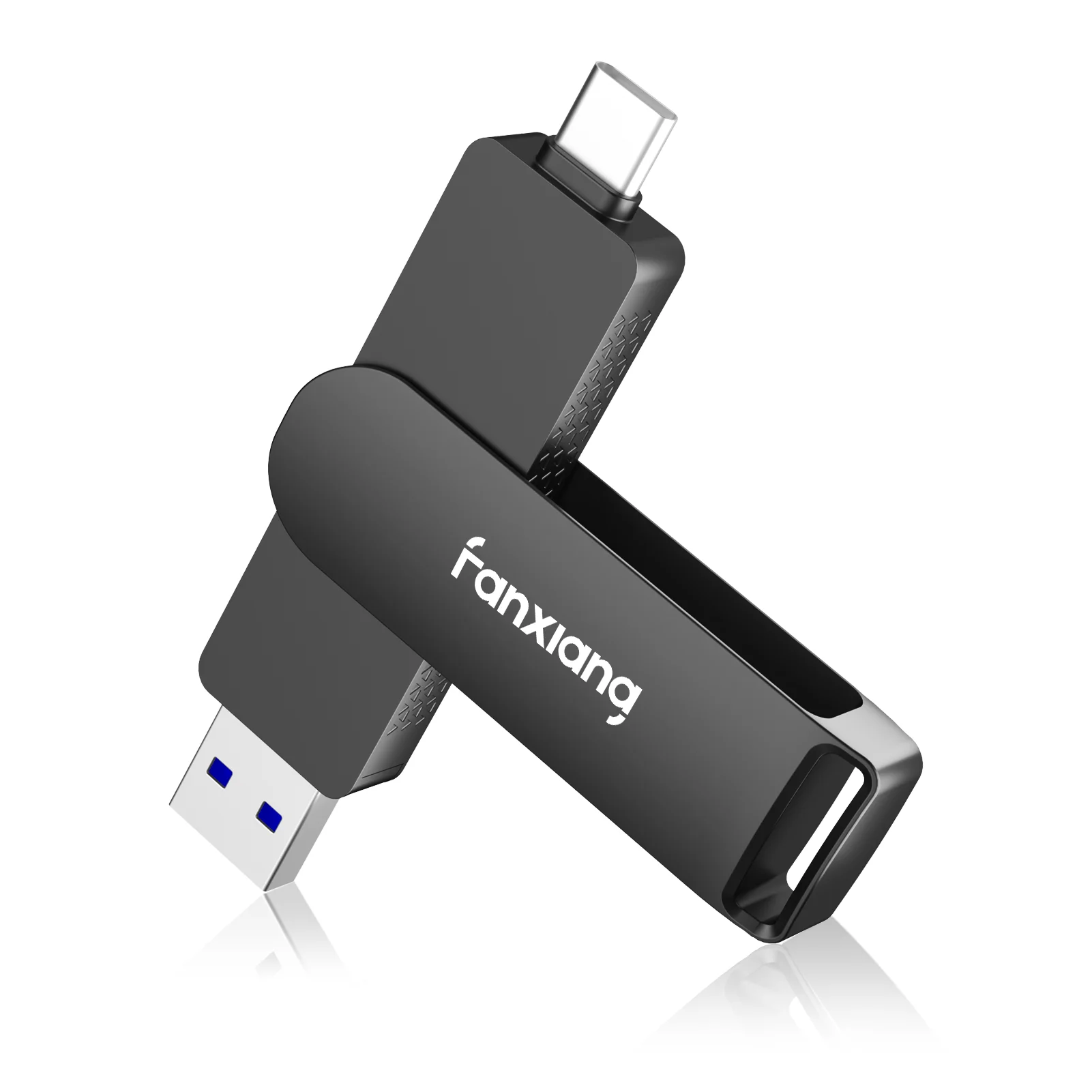 Chiavetta USB 2x 1TB O 2TB Type-C 3.0 – Argento, Resistente All'acqua, Per PC E Android