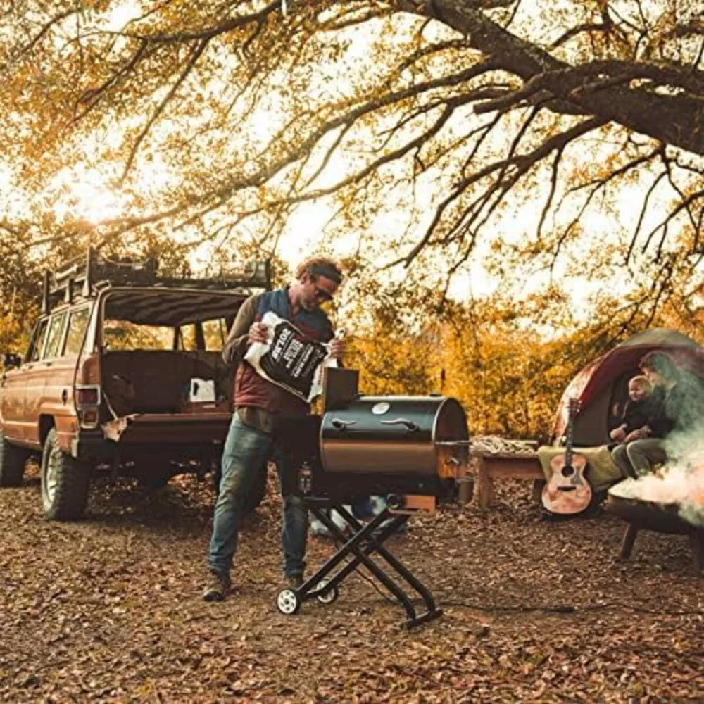 Portable Pellet Grill, Electric Pellet Smoker Grill, BBQ Grill, Outdoor Grills & Smokers, Wood Pellets, Portable Grill 4