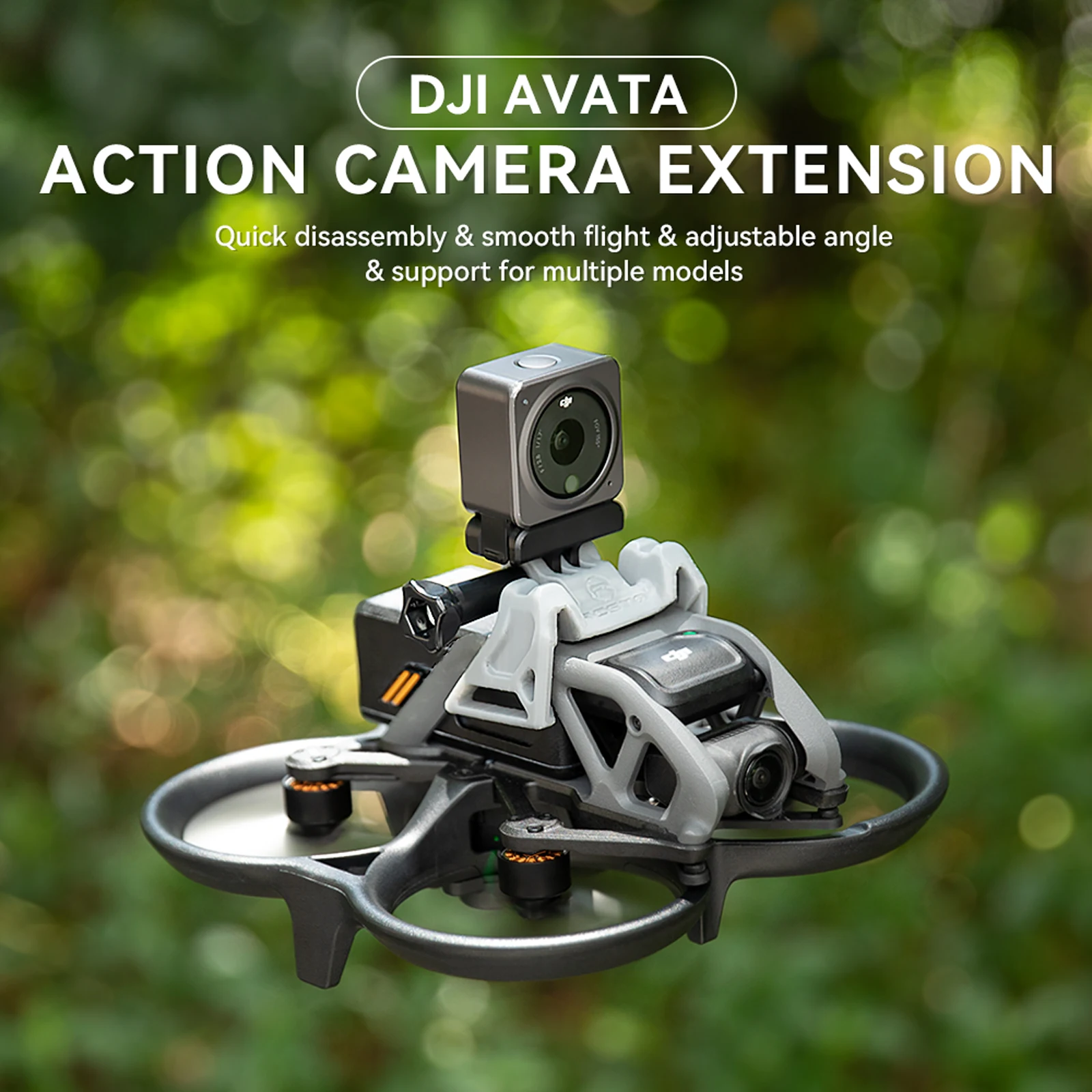 Action Camera Extension For DJI Avata extension for DJI Avatar fixed  Insta360 camera 1/4 adapter OA2 extension Accessories - AliExpress