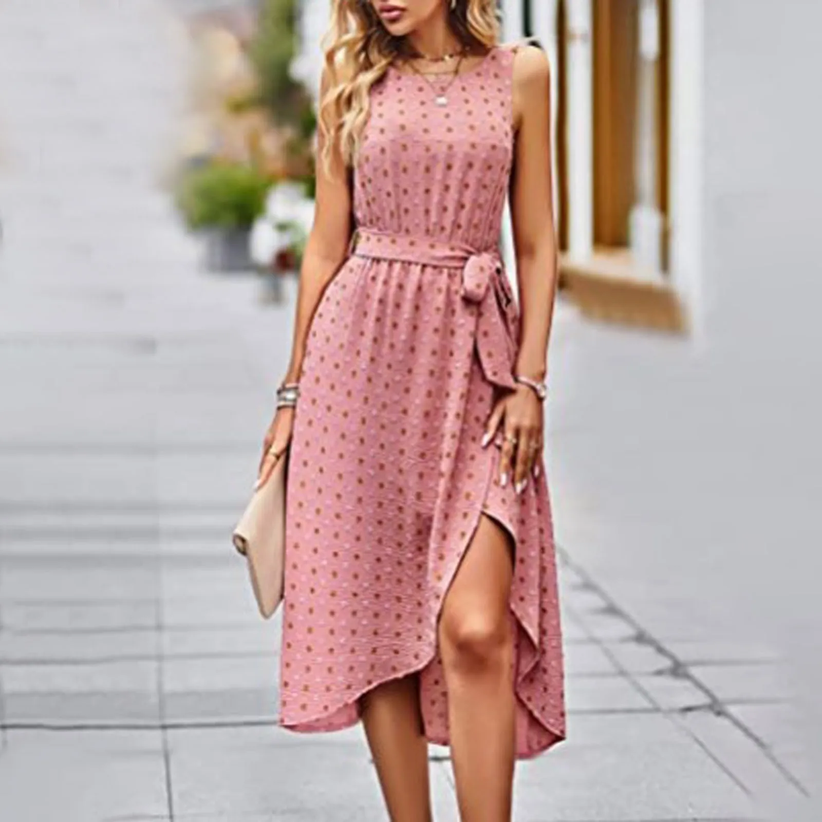 

Women's Summer Boho Floral Print Off Shoulder Side Slit Smocked Maxi Dress Square Neck Patchwork Cocktail Evening Formal Dress