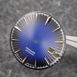 Textured 35mm Men's Watch Dials - Premium DIY Watch Faces (Gradient blue)