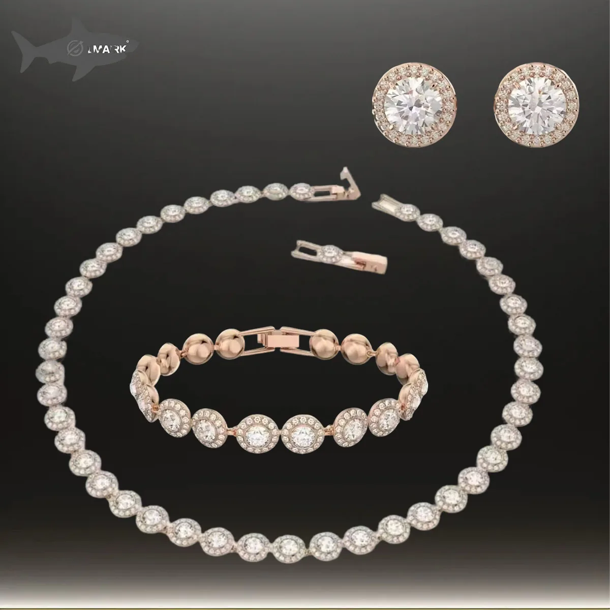 2025 New Hot Selling High-end Design Necklace Pendant Earrings Bracelet Jewelry Set Exquisite Luxury Simple and Generous Gift 1