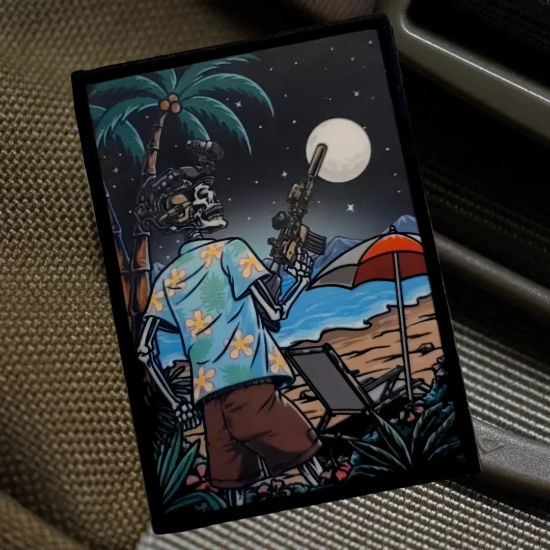 TF Taktische Urlaub Moral Gedruckt Patch TFD Nicht Nebel Haken & Schleife Patch Militär Armee Schädel Abzeichen Armband Rucksack Aufkleber ﻿ – Detail 4