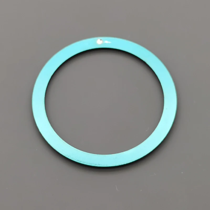 Flat Resin Aluminium Bezel Insert for Watch Cases - 39mmx32mm