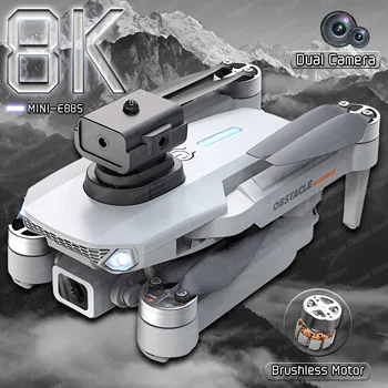 New E88S RC Drone 8K Professinal With Dual Camera Wide Angle Optical Flow Localization Four-way Obstacle Avoidance Quadcopter