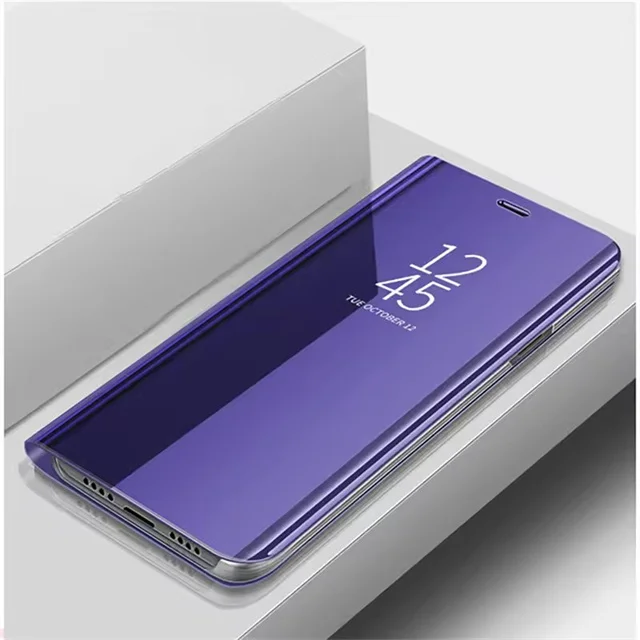 Sleek Mirror Flip Shockproof Phone Case Cover