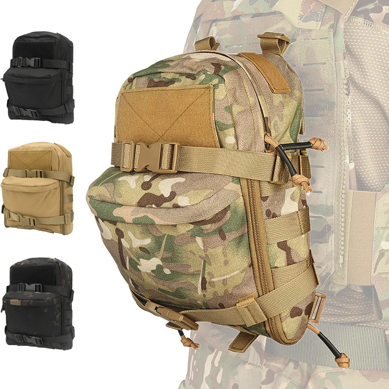 

1000D Tactical Hydration Backpack Lightweight Waterproof Molle System Moll Pouch EDC Bag Outdoor Hunting Camping Cycling