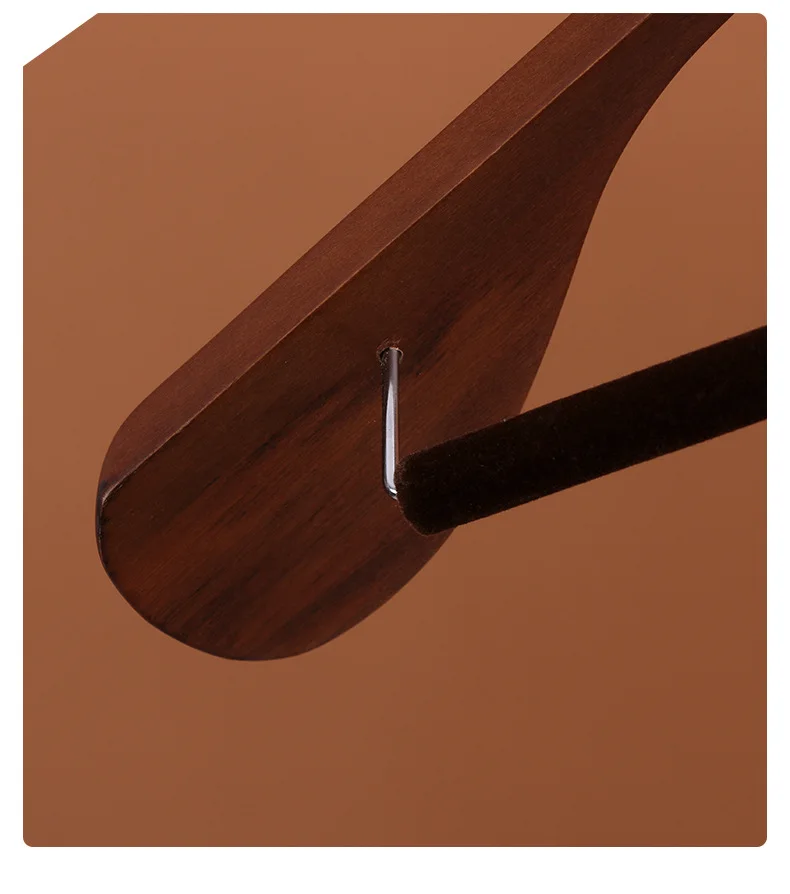 Cintres de costume en bois de luxe cintres pour manteaux veste vêtements d'extérieur cintres pour chemises avec large épaule crochets pivotants à 360 degrés barre antidérapante  15
