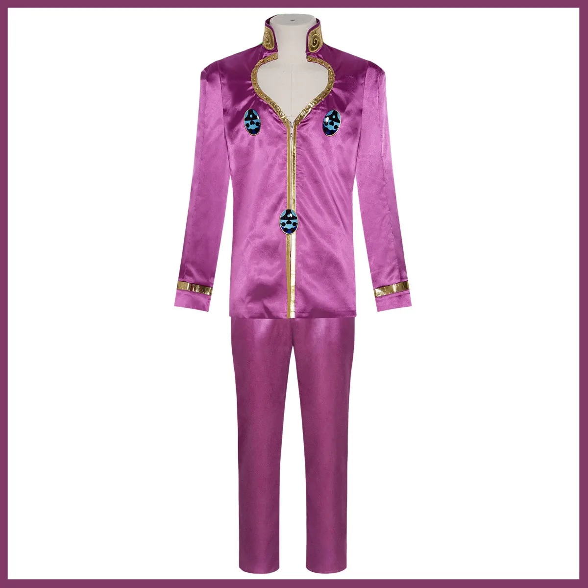 JoJo's Bizarre Adventure Giorno Giovanna Golden Wind Suit Cosplay Costume