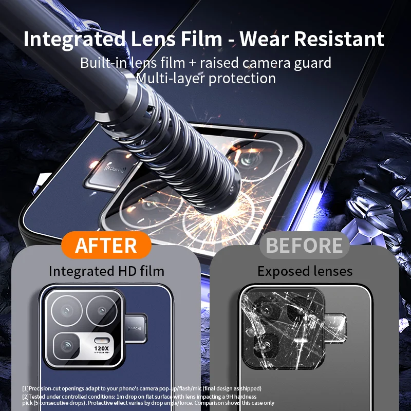 Sleek Matte Shockproof Protective Back Cover