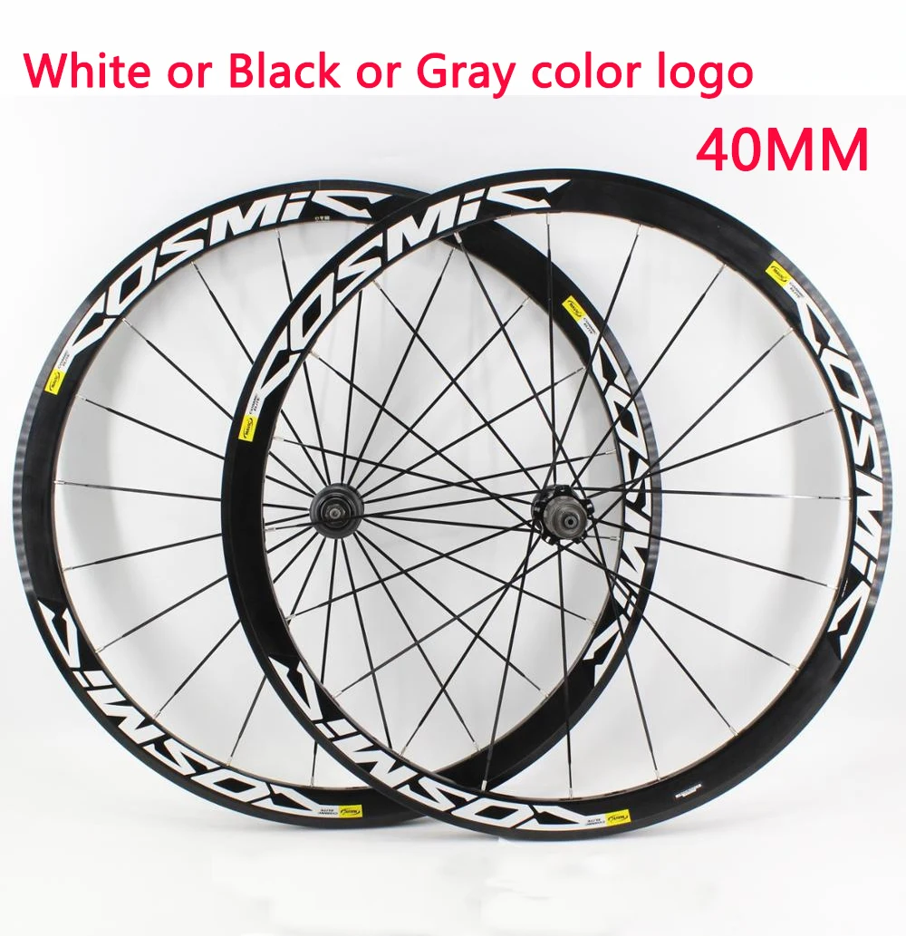 Paire De Roues Route Aoly 700C - Aluminium, Frein Sur Jante - Compatible Shimano 8-10 Vitesses