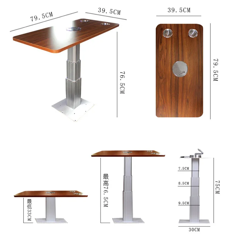 Surprise Price RV modified lift special car lift dining table can retractable dining table with accessories installation