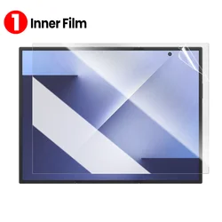 4 - in - 1 Screen Protector Set - Premium Hydrogel Film Full Coverage, Clear & Matte Finish - HD Clear (1PCS - inner film)