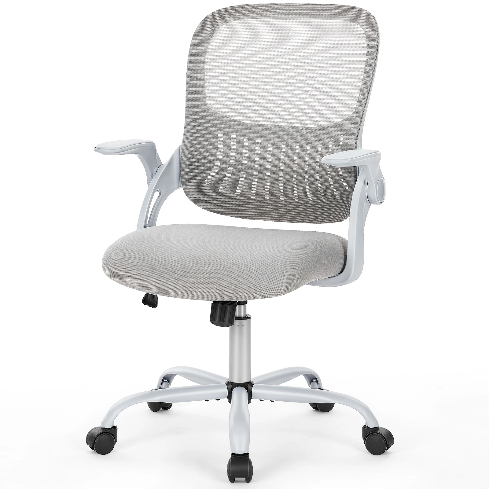 JHK Ergonomic Mesh Backrest Office Desk Chair Adjustable Height Computer Rolling Work Swivel Gaming Chairs With Wheels For Home 6