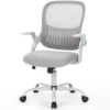 JHK Ergonomic Mesh Backrest Office Desk Chair Adjustable Height Computer Rolling Work Swivel Gaming Chairs With Wheels For Home 6