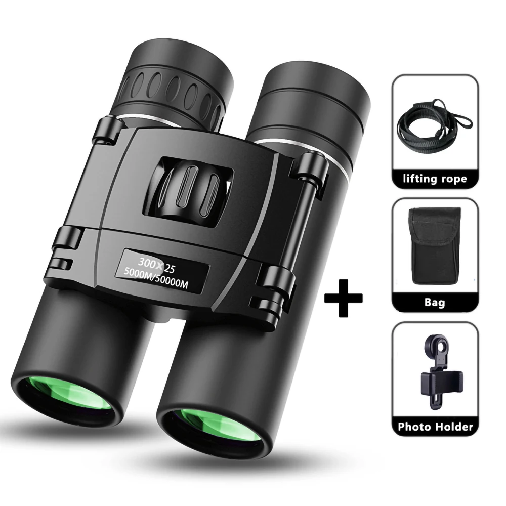 High-Performance Auto Focus Long-Range HD Waterproof Mini Telescope Binoculars