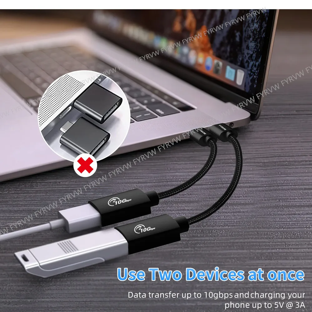 Adaptateur USB A mâle / USB C femelle | Cordons | ERARD D3C