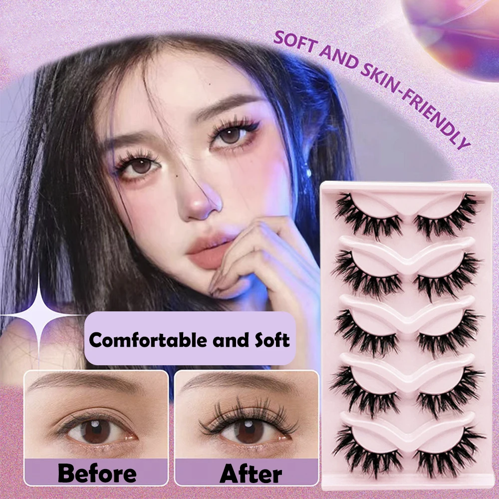 

Cat Eye Lashes Winged End Eye Elongated Eyelashes Faux Mink Eyelashes Fake Fox Eye Lashes Dramatic Makeup