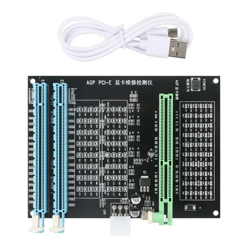

Тестер обслуживания видеокарты APG PCI-E со слотом, диагностический инструмент для ремонта компьютера