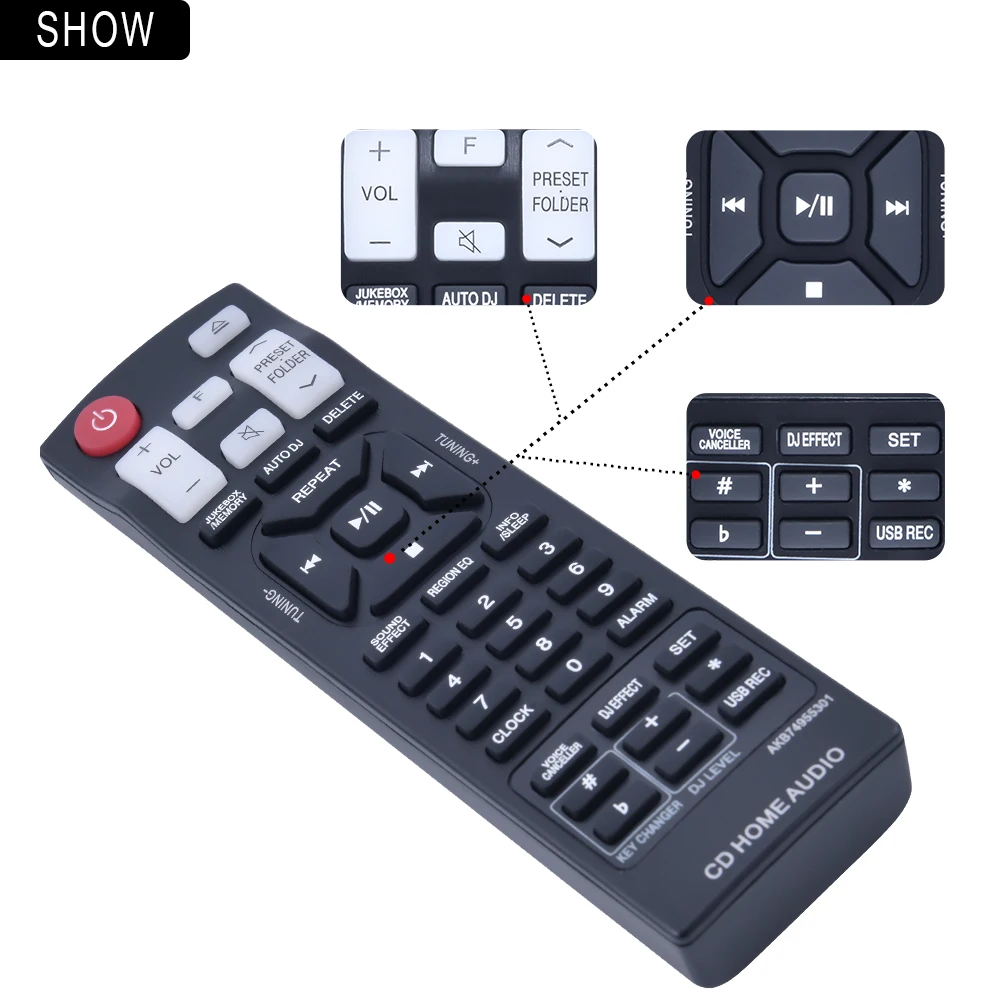 Amazon.com: New Remote Control AKB73655791 for LG OM4560