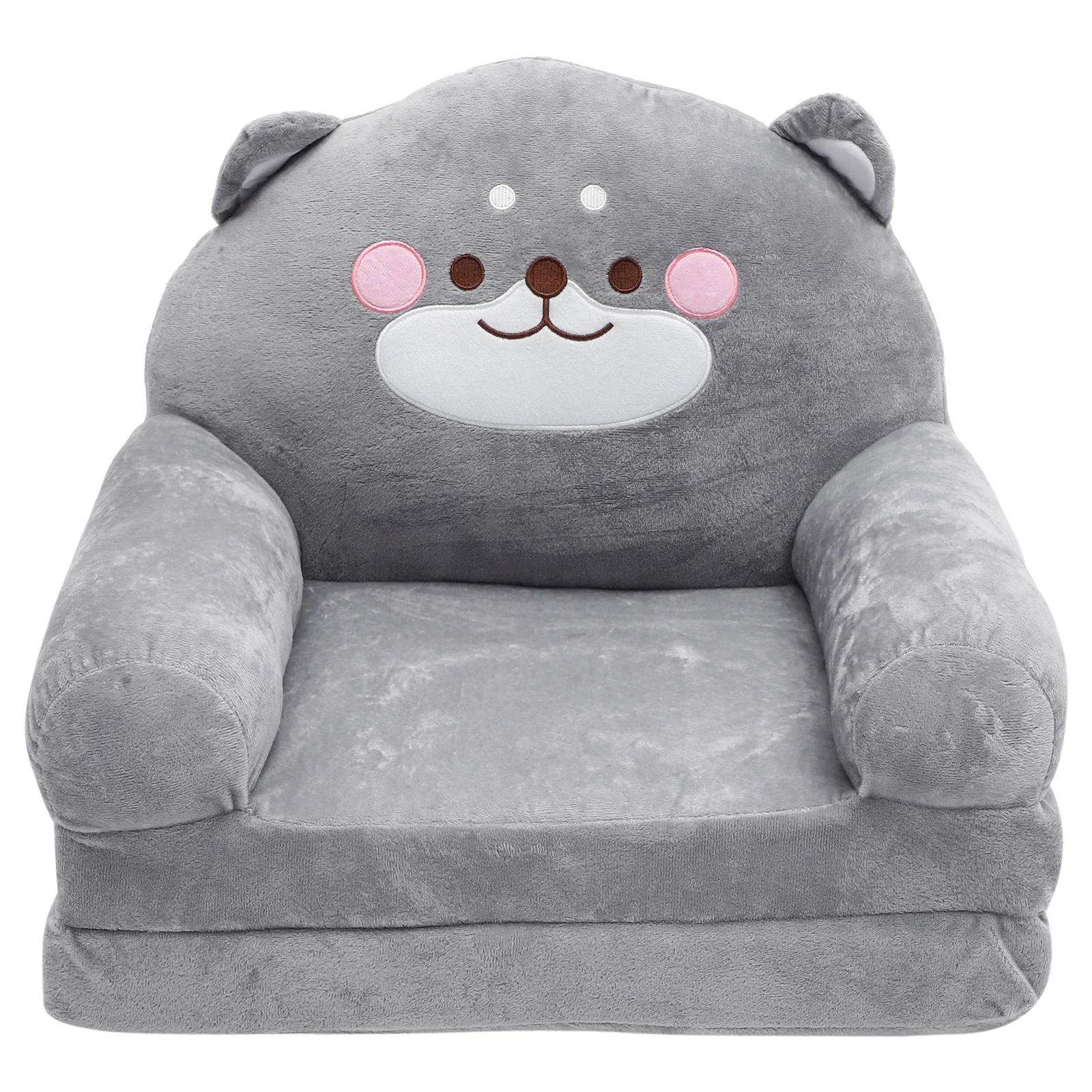 

Sofa Children Cozy Chair Child Elephant Folding Sofa Plush Foldable Backrest Chairs Cartoon Armchair for Playroom Bedroom