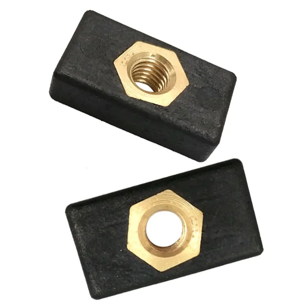 Rail coulissant pour support de canne kayak - Kit de montage latéral avec écrous glissants 2/6/8 pièces