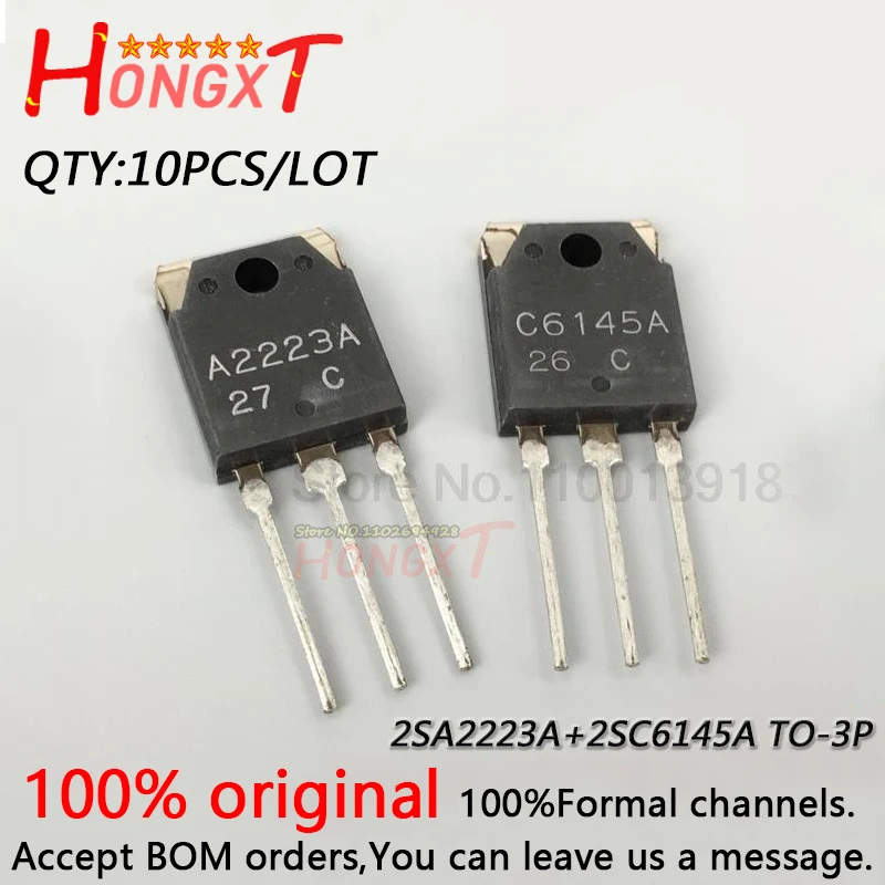 

10 Pair 2SA2223A 2SC6145A A2223A C6145A C / D version TO-247 Power Amplifier Transistor