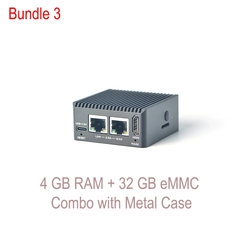 Smartfly NanoPi R5C Openwrt Rockchip RK3568B2 Dual 2.5G Ethernet