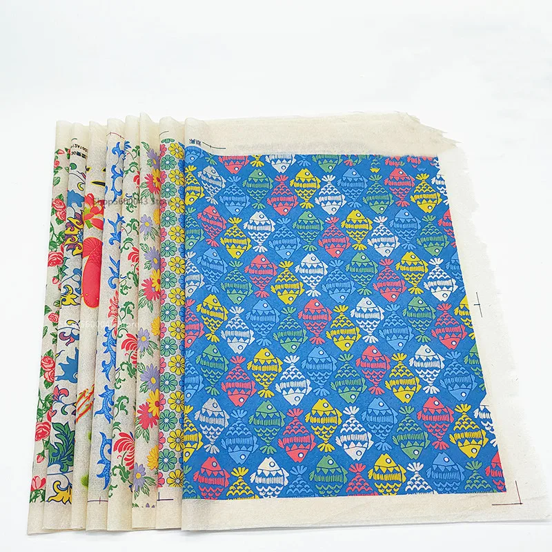 1PC Pottery Underglaze Decal DIY Ceramic Color Transfer Paper Jingdezhen High Temperature Resistant ceramic transfer paper