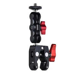 Universal Multi-Function Ball Mount Clamp with 1/4 Thread for Devices and Accessories (1)