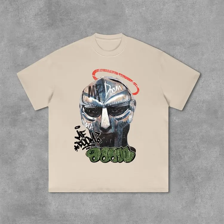 thumbnail image 1 of Camiseta Vintage The Illest Villain Mf Doom de algodón con estampado gráfico para hombre Y2K, camiseta de manga corta de gran tamaño, ropa de calle para mujer, 1 of 4