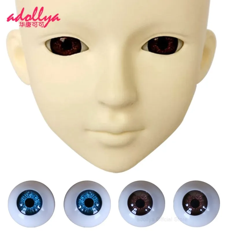 Doll Eyes Adollya Doll Accessories 3D Eyeballs Blue Green Brown 10mm 14mm 16mm Color Iris Eyes For Doll Suitable for 1/6 1/4 1/3 BJD Dolls