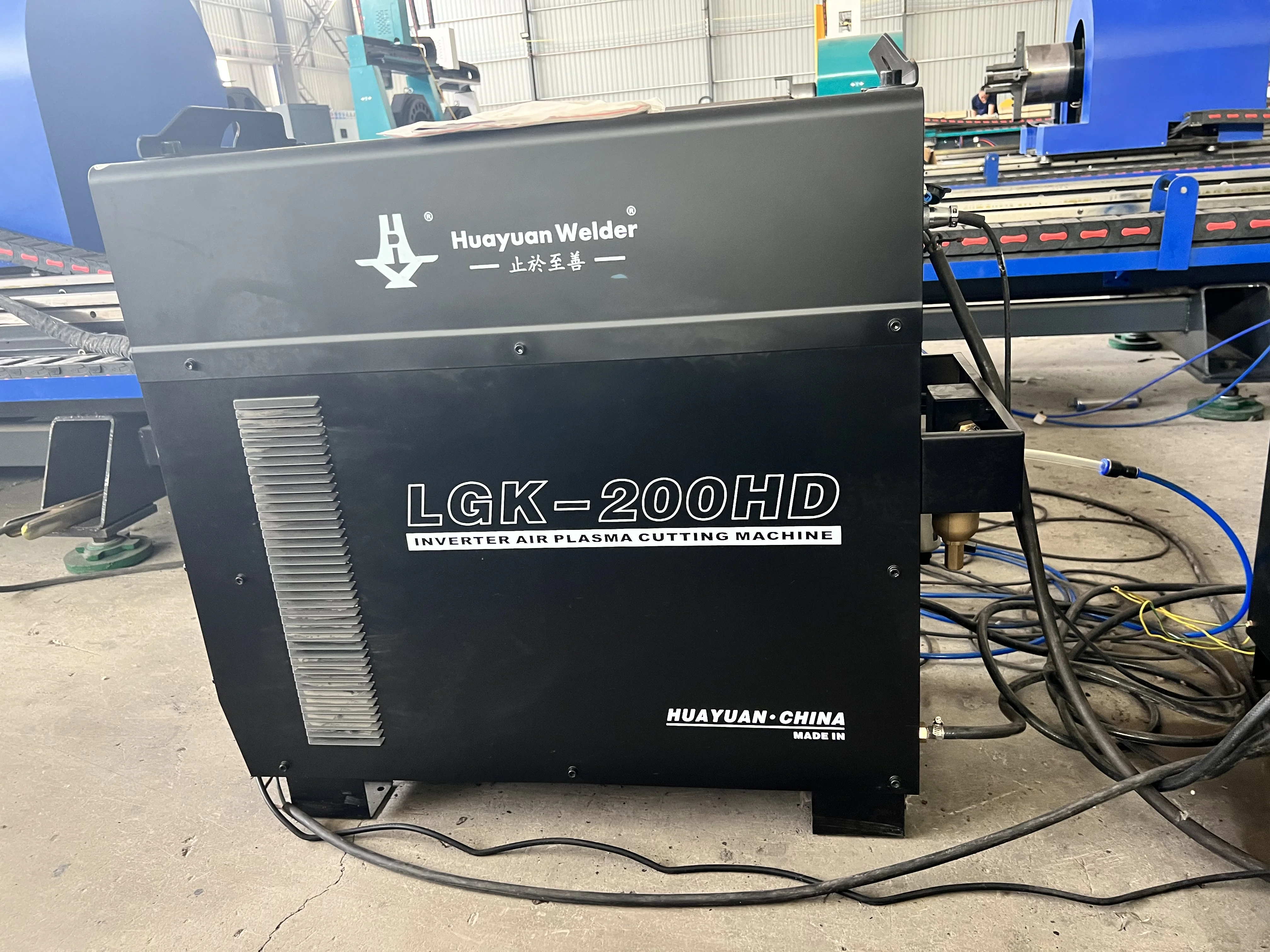 Huayuan Brand Air Plasma Cutter 200A Power Supply With PT80 Torch LGK200IGBT Inverter Plasma Cutting Machine Ready to Ship 5