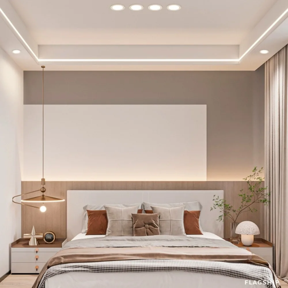 

Variable Light with Three Colors Household Embedded Lamp Hole Lamp Aluminum Ultra-Thin 18W Ceiling Lamp LED Factory Downlight