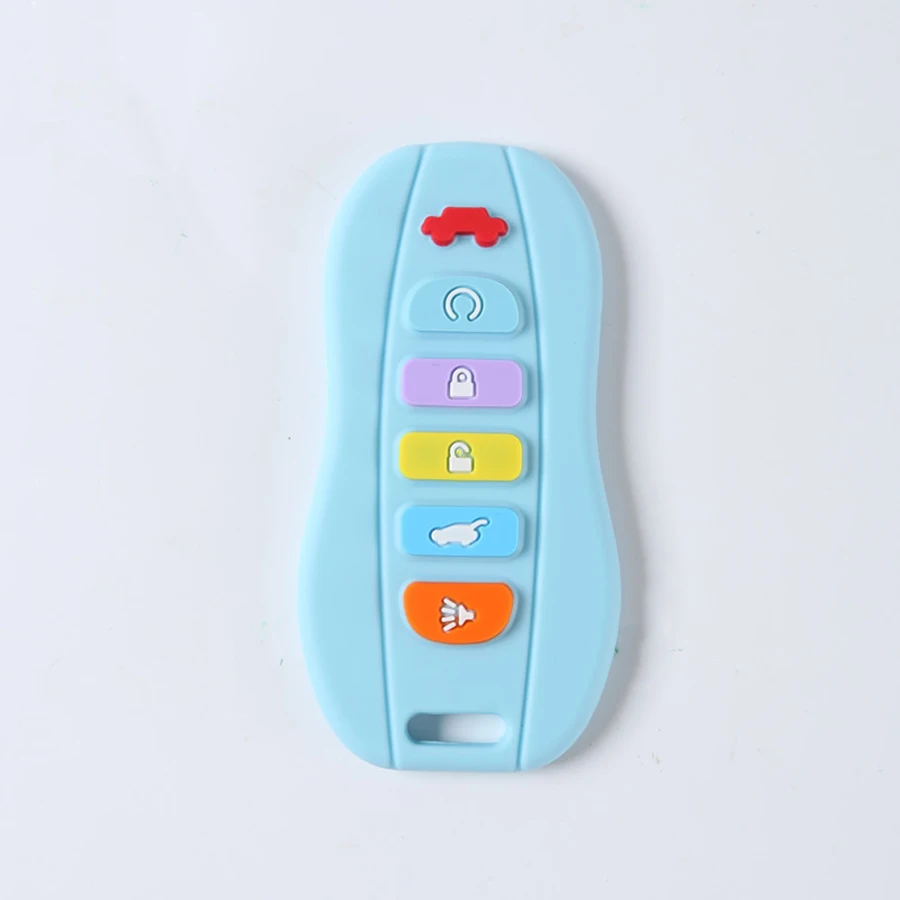 2025Children's Silicone Remote Control Handle Teether Baby Oral Sex Pacifier Remote Control Teether Anti-bite Anti-feeding Toys