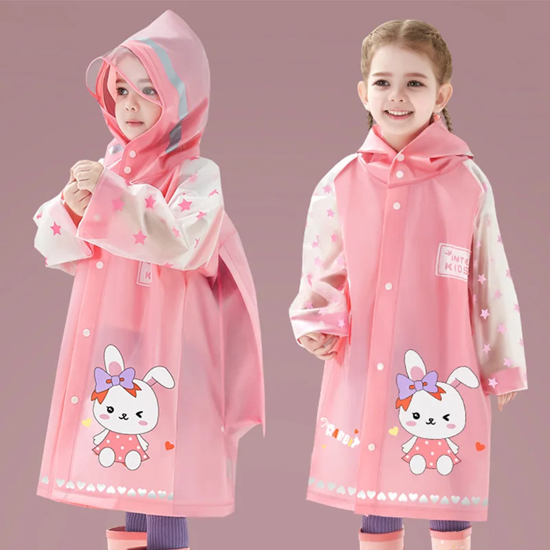 Poncho De Pluie Enfant Imperméable - Pull-over étanche, Manches Longues (neuf)