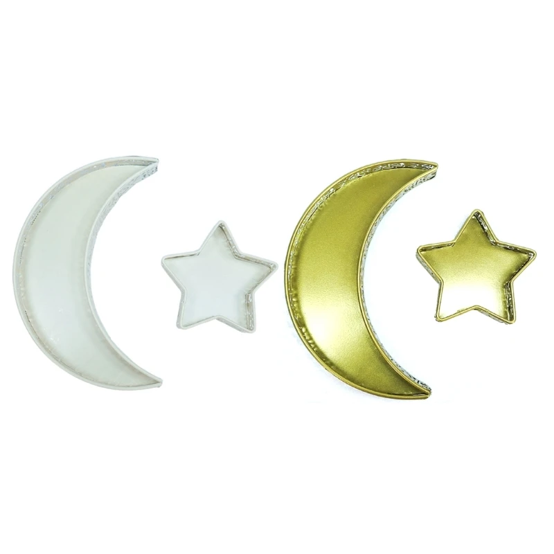 

Unique Tray with Moon and Star Pattern Container for Parties and Gatherings DXAF