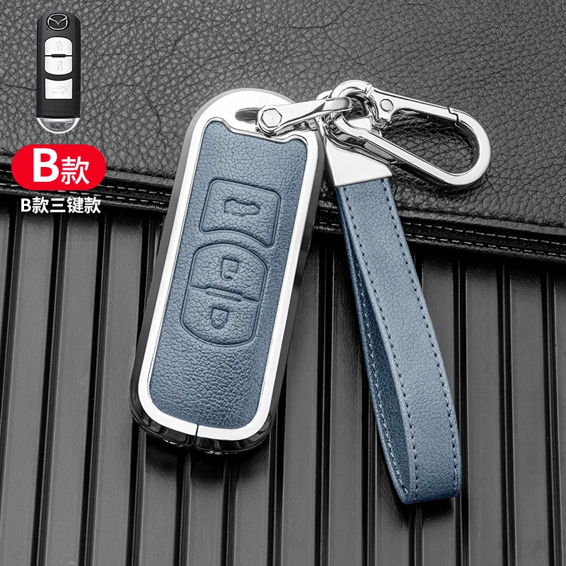자동차 키 커버 키 케이스, 마쓰다 2 3 6 악셀라 아테나 CX-5 CX5 CX-3 CX-7 CX8 CX-9 2016 2017 2018 2/3 버튼, 자동차 가방