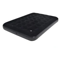Colchón inflable para acampar al aire libre, cama inflable con bomba de pie integrada, cama de aire para coche