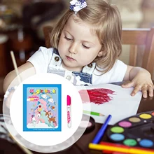 

Water Painting Book For Toddlers Reusable Water Coloring Book Magic Water Reveal Activity Pads Educational Learning Toys For