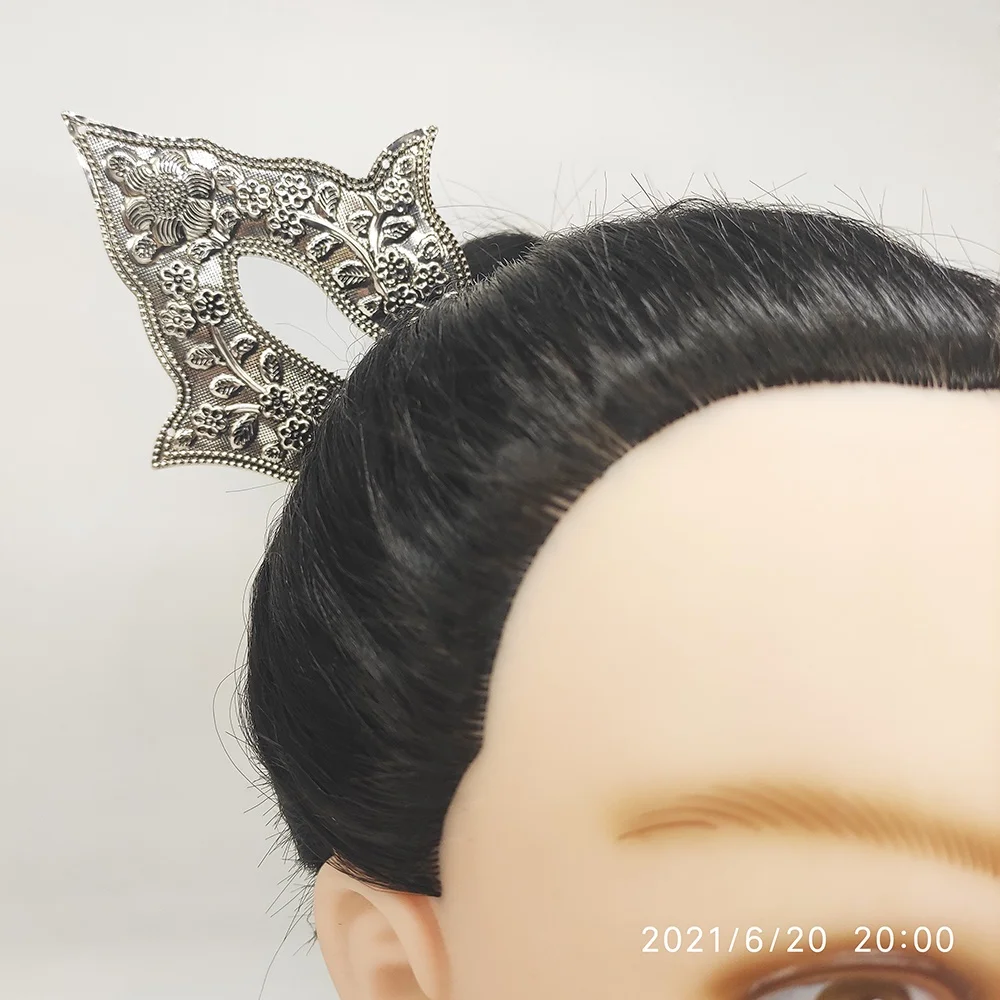 

Thai Ethnic Style Alloy Hairpin Peacock Hair Accessories Stage Girls Water-Sprinkling Festival Performance Accessories Ornament